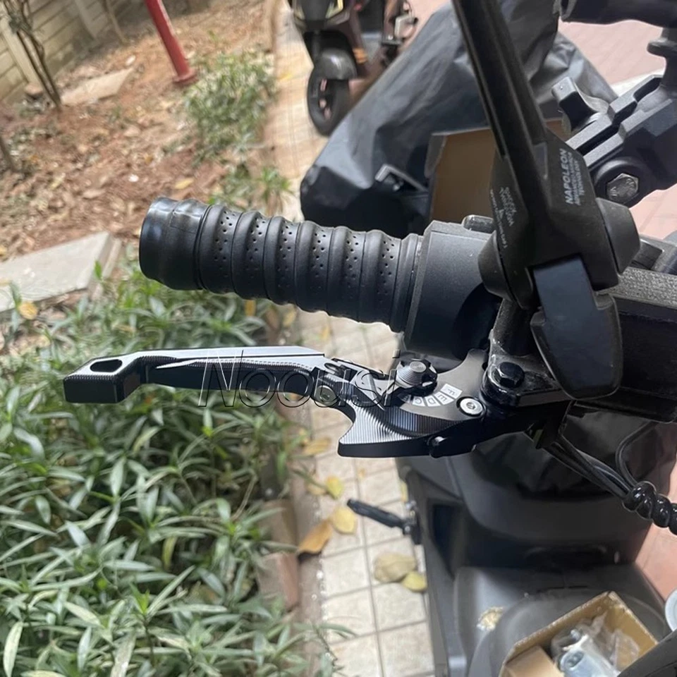 Palancas de embrague de freno extensibles para Kawasaki Ninja500 Z500 Ninja 500 2024 2025 Foto 3 de 4
