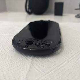 Sony PlayStation Vita Slim PS VITA PCH-2001 Black Tested W/ Games READ BELOW