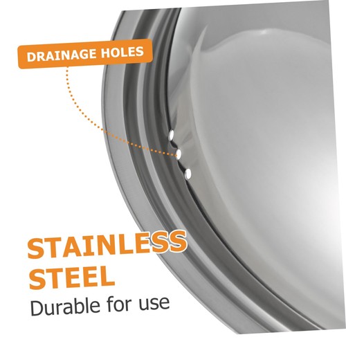 Pot Lid Universal Pot Cover/lid for Frying Pan & Wok - 14 Inch Stainless Stee... - Afbeelding 3 van 9