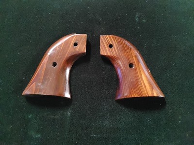 Colt Frontier Scout, New Frontier, Peacemaker .22 grips, Blank Rosewood