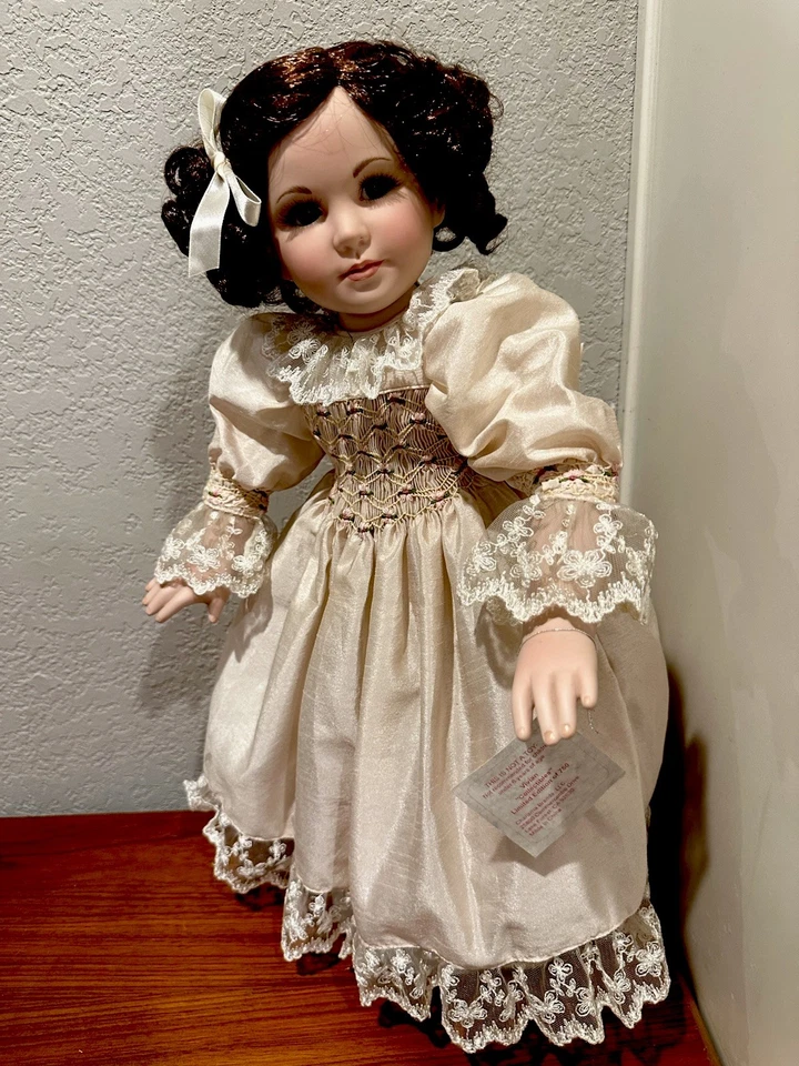 "Muñeca Vivian de 20"" de porcelana marca carisma Marie Osmond edición limitada 347/750 rara de colección" Foto 4 de 4