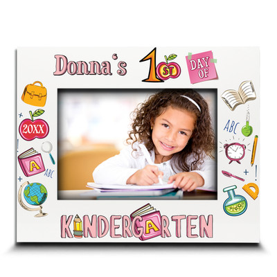 Bella Busta-Personalize My First Day of Kindergarten Theme Picture Frame