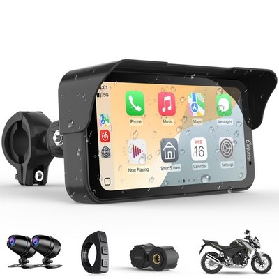 Carpuride W603D Moto TPMS 1080N Dashcam Kabelgebundener Controller Touchscreen