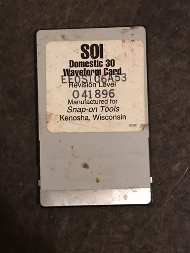 Snap-on EEOS106A-53 Domestic 30 Waveform Card