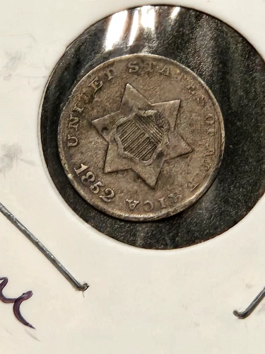 1852 Three Cent Silver — photo from another recent sale