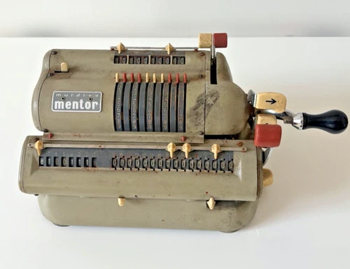 Ancienne calculatrice : Muldivo Mentor Calculator