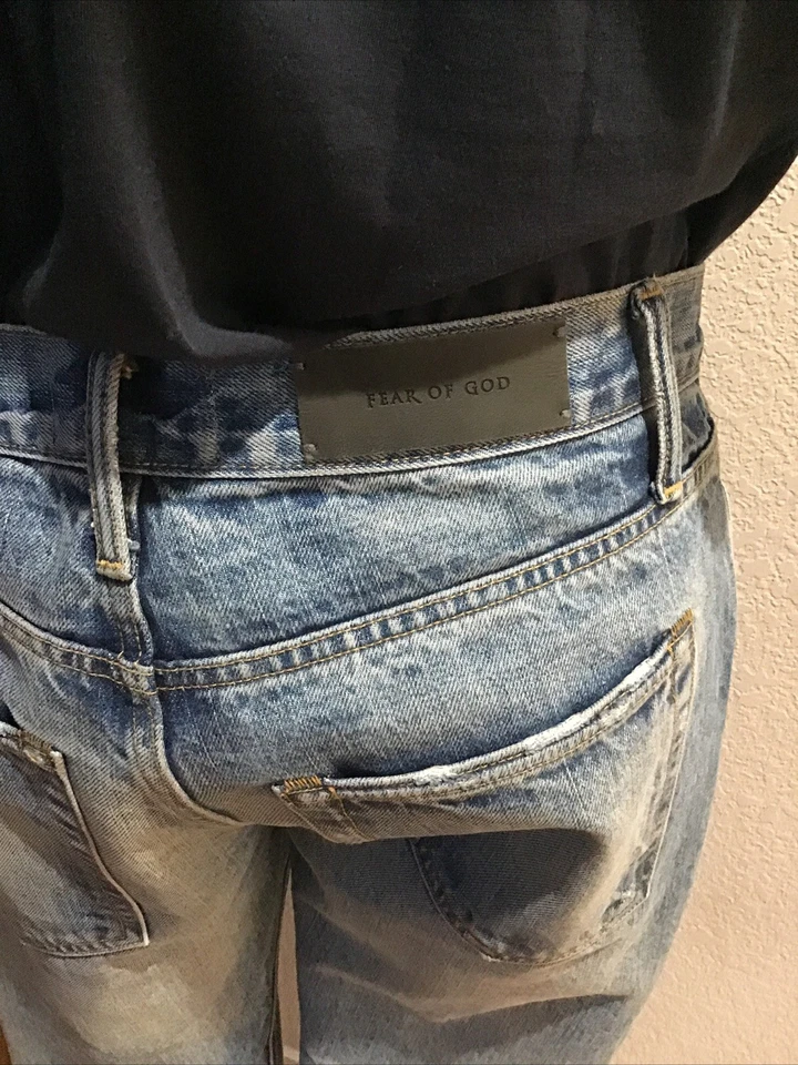 Jeans Fear Of God talla 33 hechos en EE. UU.  Foto 4 de 4