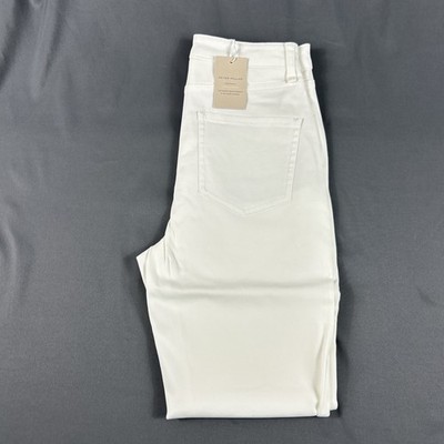 Peter Millar Womens Golf Pants Karlie 2 White Cotton Modal NWT MSRP $150