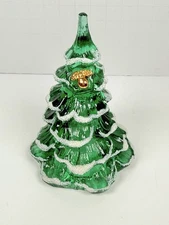 Fenton Glass Christmas Tree 4” Gold Pear With Sticker