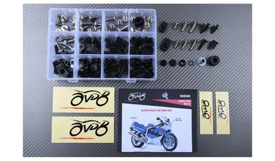 Kit visserie vis carénages spécifique Alu Pour SUZUKI GSXR GSX-R 750 1989-1990 - Photo 1/4
