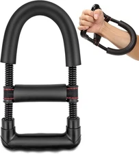Forearm Wrist Strengthener with Dual Steel Springs 10" Arm Exerciser