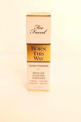 Too Faced Born Golden This Way Super Coverage Multi-Use Concealer 0.50 oz NIB