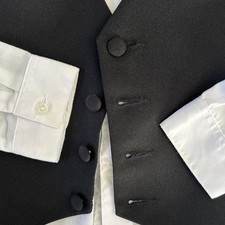 Gino Giovanni Formal Suit Size 8 Boys Polyester Jacket Vest Pants 2 Ties Commune