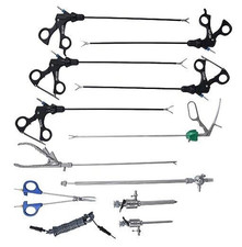 ADDLER LAPAROSCOPIC 5MMX330MM SURGERY SET ENDOSCOPY SURGICAL INST 12PCS