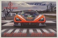 2019 Signed McLaren 720S GT3 #76 Compass Racing Hero Card IMSA Road America