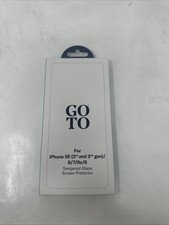 iPhone 8 Screen Protector Tempered Glass GoTo NEW iPhone 8 7 6 6s SE 3rd/2nd 