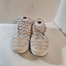 Nike Air Max Plus TN SE DV7083-100 White Orange Women  Size 5.5 Running Shoes Hi