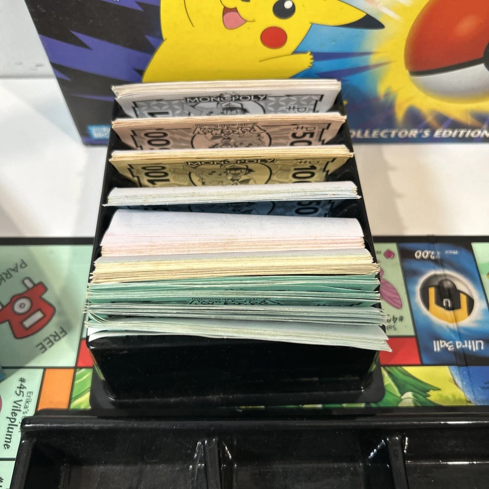1999 Pokémon Monopoly Collector’s Edition Hasbro – Lot of 2 Games – All Figures - Image 2 of 4
