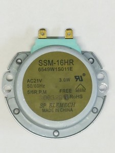 ACHTUNG!  AC 21V  Synchron Drehtellermotor SSM-16HR   5/6 r/m,  3W
