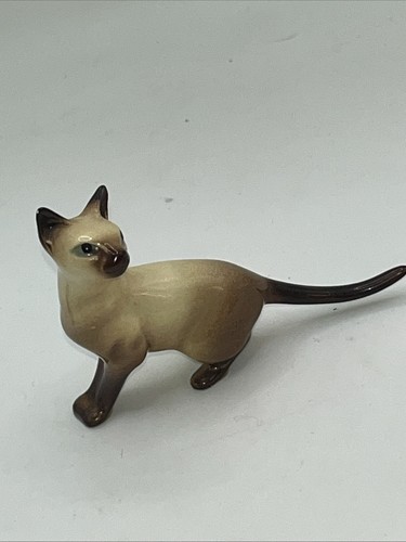 HAGEN RENAKER Gato Siamés Gatito Porcelana Miniatura Estatuilla Ching Li Cola Larga - Imagen 7 de 17