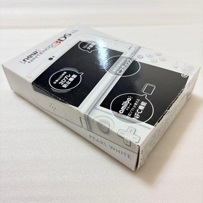 New Nintendo 3DS LL XL Pearl White Console IPS Mem Card Tested