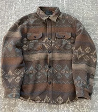 Jachs New York Aztec Southwest Wool Blend Jacket Size XL