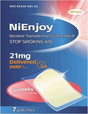 Nicotine Patches, 21mg, One-Step Transdermal Patch, Designed for Different...