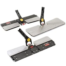 QTY 3 RUBBERMAID 1791676 HYGEN COMMERCIAL STAINLESS STEEL 2-SIDED FOLDING FRAME