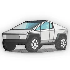 Cybertruck Pillow, Tesla Plush, Cybertruck toy, Cybertruck Christmas Gift