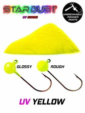 Stardust Plastic Coating Powder for Fishing Weights UV Yellow