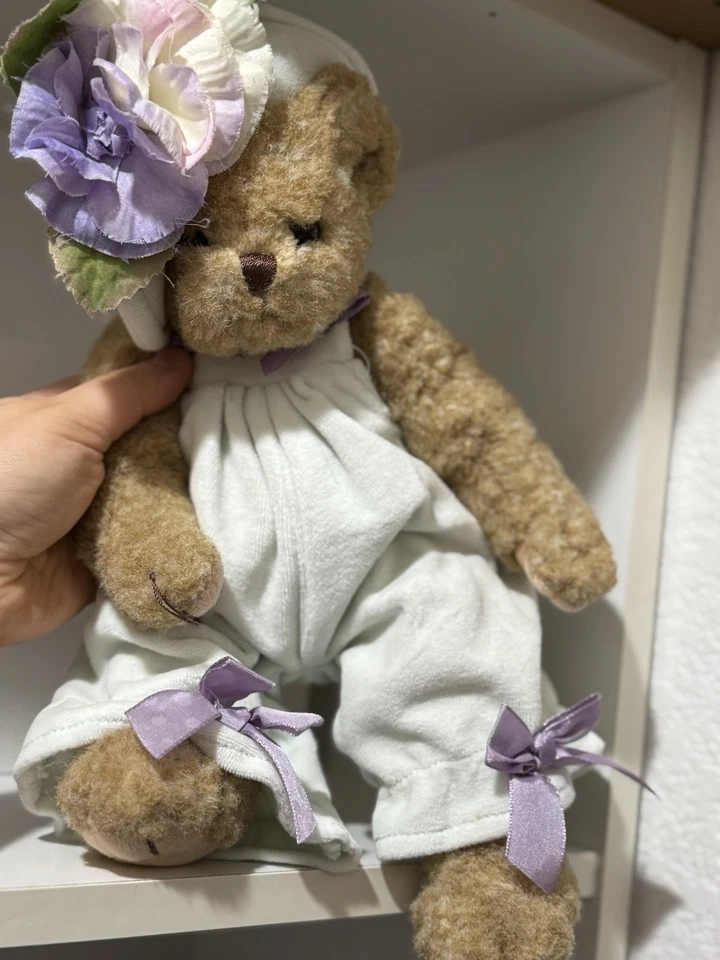 Bearington Collection Oso de Peluche Rosa Marrón Peluche Animal Suave Juguete Gorro Foto 4 de 4