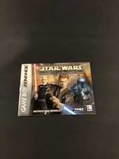 star wars attack of the clones gba manual only