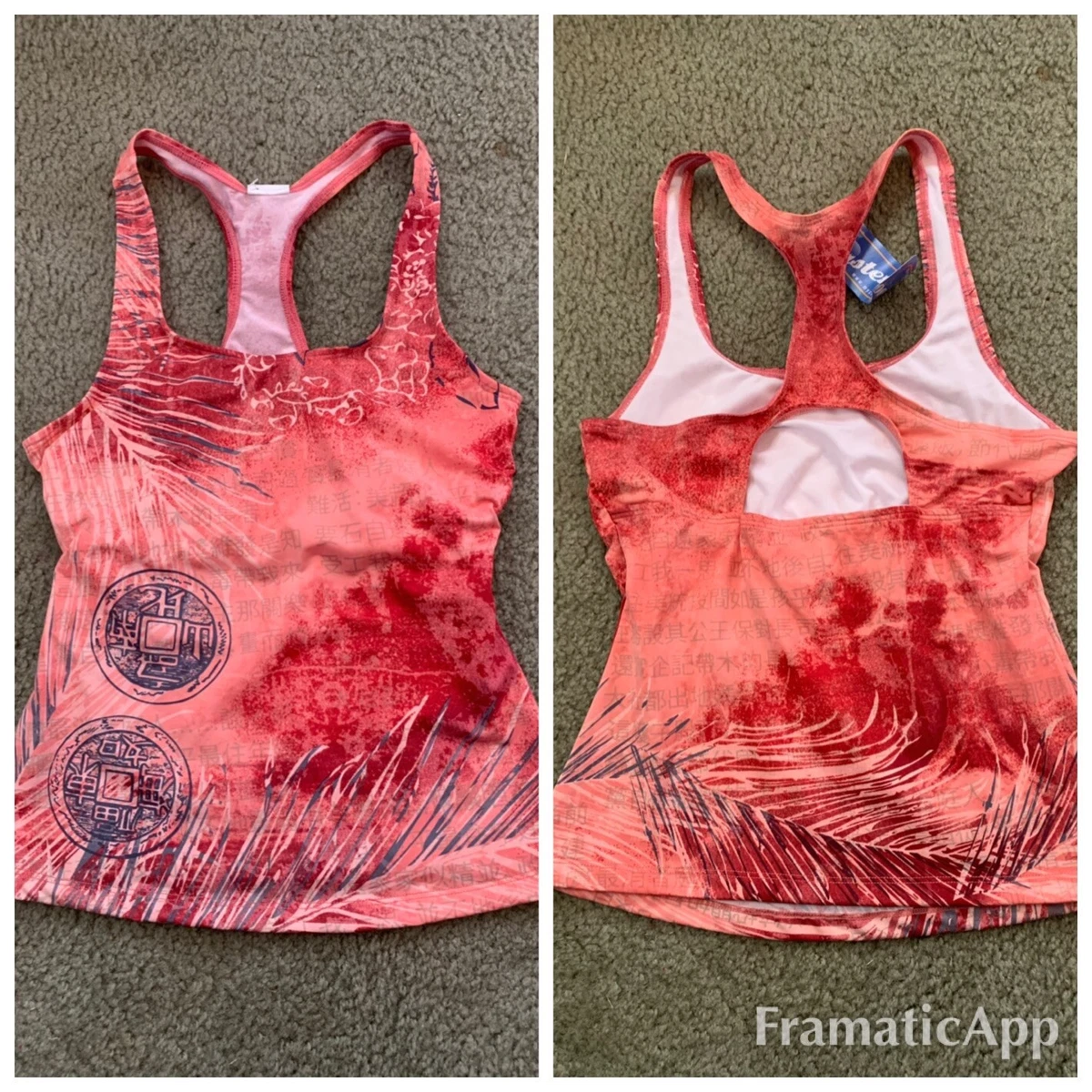 Nwt Mysterioso By Title 9 Tankini Yoga Swim Top T9 Xs