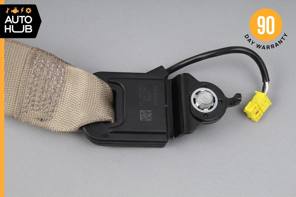 Cinturón de seguridad delantero derecho beige 12-18 Mercede W218 CLS550 CLS400 CLS63 AMG Foto 4 de 4