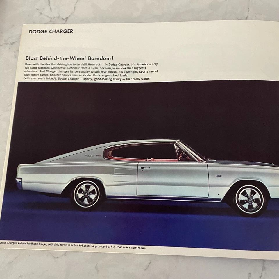 1967 Dodge Rebellion Monaco, Polara, Coronet, Charger Dart Dealer Sales Brochure - Image 4 of 4