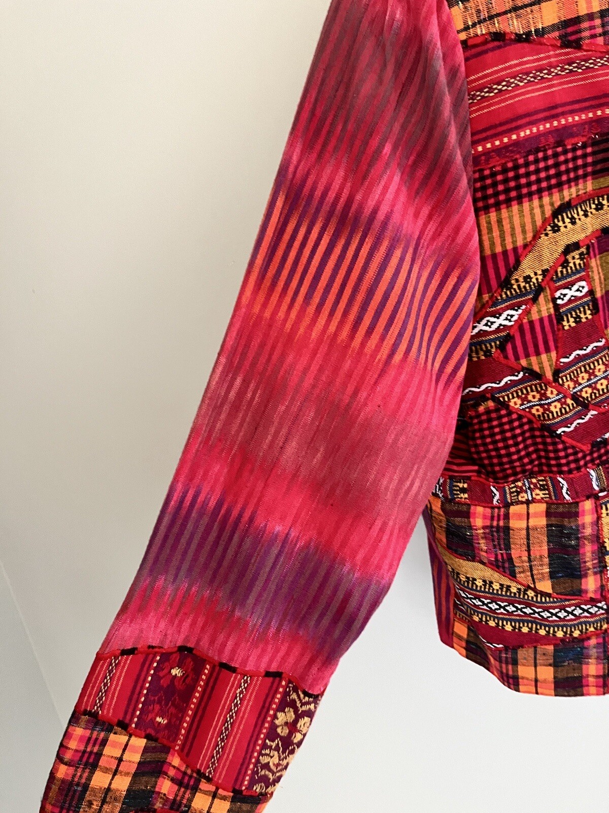 Sandy Starkman Patchwork Embroidered Tapestry Jac… - image 6