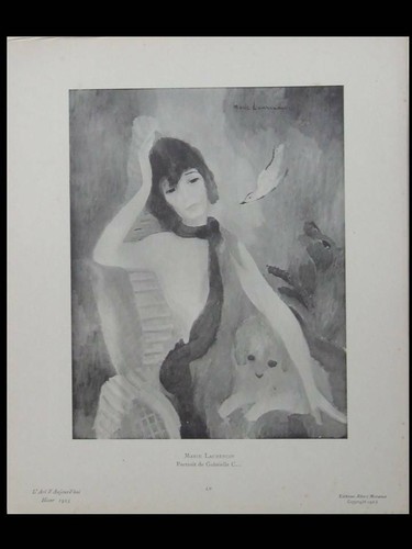 L'ART D'AUJOURD'HUI - HIVER 1925 - MARIE LAURENCIN, HENRY DE WAROQUIER