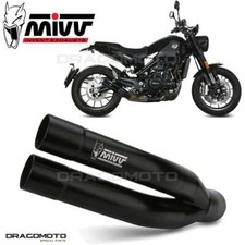 Auspuff Benelli Leoncino 500 2017 2018 MIVV Double Gun schwarz
