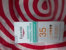 Eucerin Sensitive Tinted Mineral Face Sunscreen SPF 35 1.7 fl oz Exp:01/25 