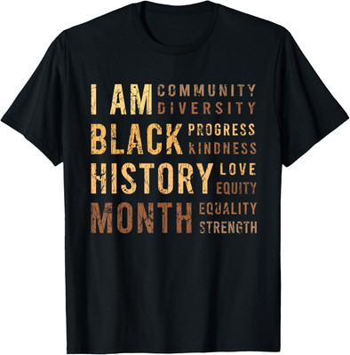 Black History Month Inspirational Diversity Equality Design