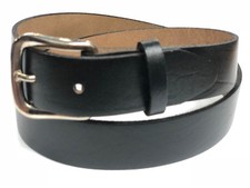 Dress Belt, Oil Tan, Solid Genuine Leather,100 Top Grain,1.25"wide, US Seller.