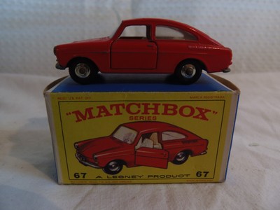 Matchbox Lesney 67 Volkswagen 1600 TL Original Karton