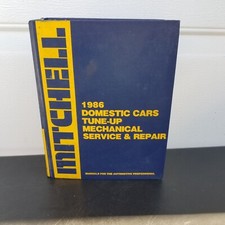 1986 Mitchell Domestic Car Tune Up Mechanical Transmission Service Repair Manual