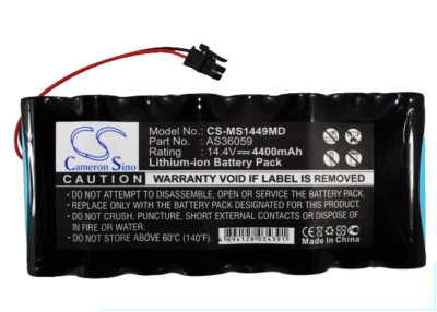 BATTERIE 4400mAh AS36059 EPP-100C For Siemens Drager MS14490, Monitor SC6002XL