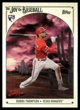 2023 Topps Joy of Baseball Bob Ross Bubba Thompson Rookie A40 #33