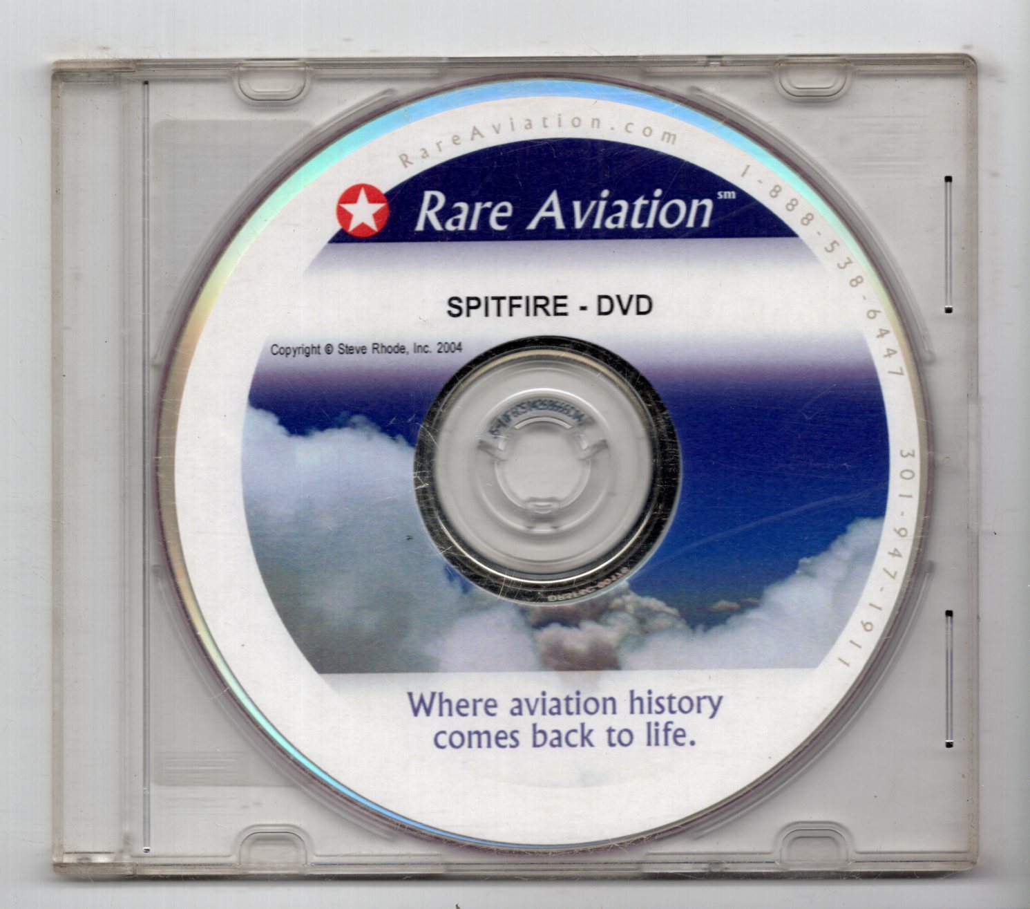 (KN216) Rare Aviation, Spitfire - 2004 DVD
