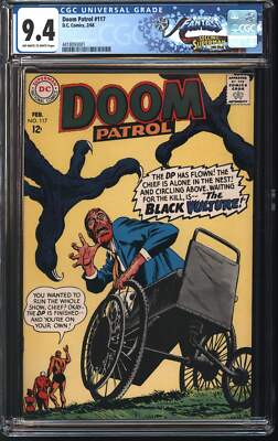 D.C. Comics Doom Patrol #117 2/68 FANTAST CGC 9.4 Off White to White Pages