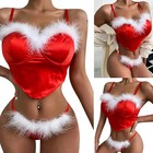 iixpin Women Lingeries Set Sexy Christmas Outfit Corset Santa Claus Costume AU