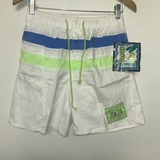 Vintage 1990  s BB Surf Multi-Color Shorts, Deadstock NWT, Size 30