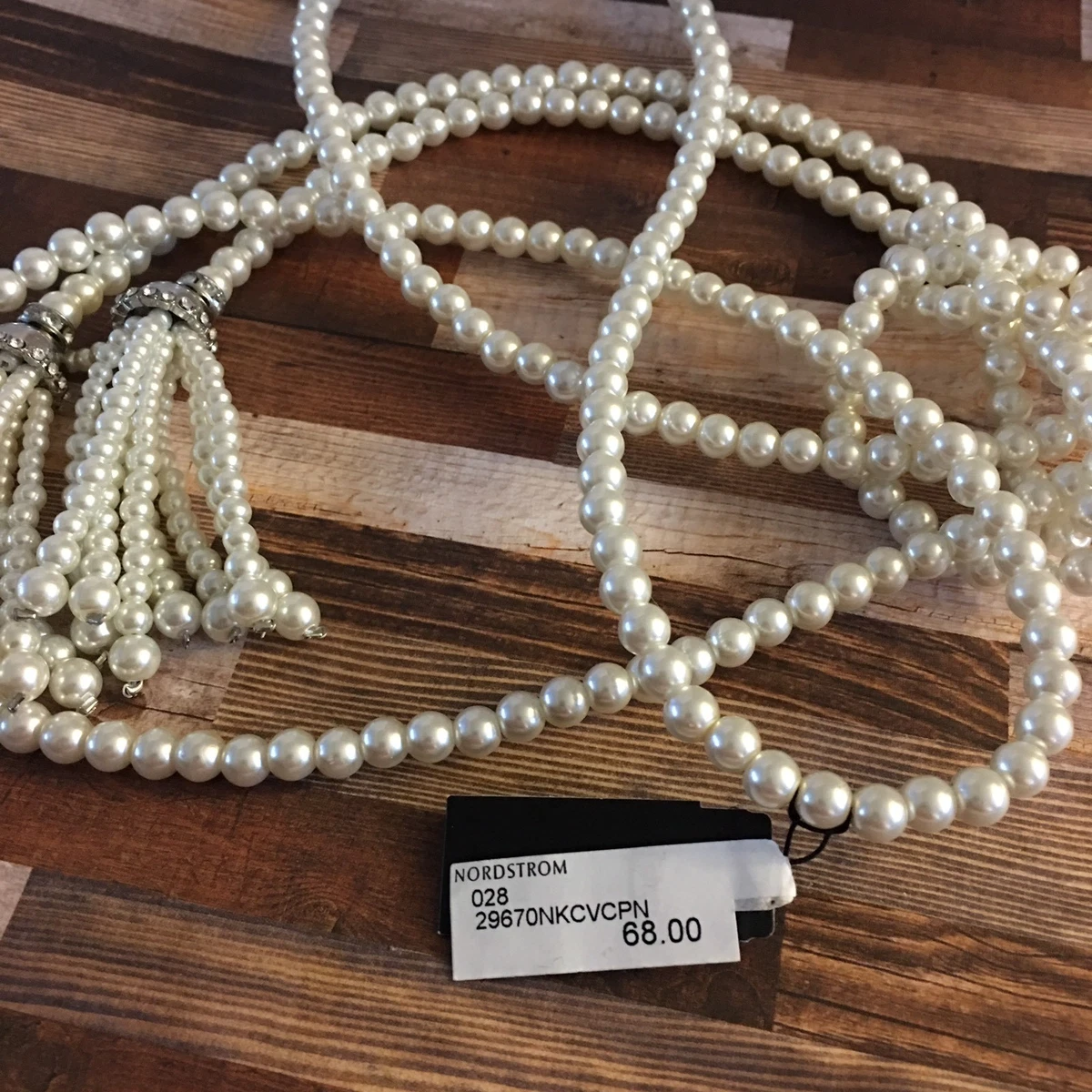 Nordstrom pearl necklace clearance